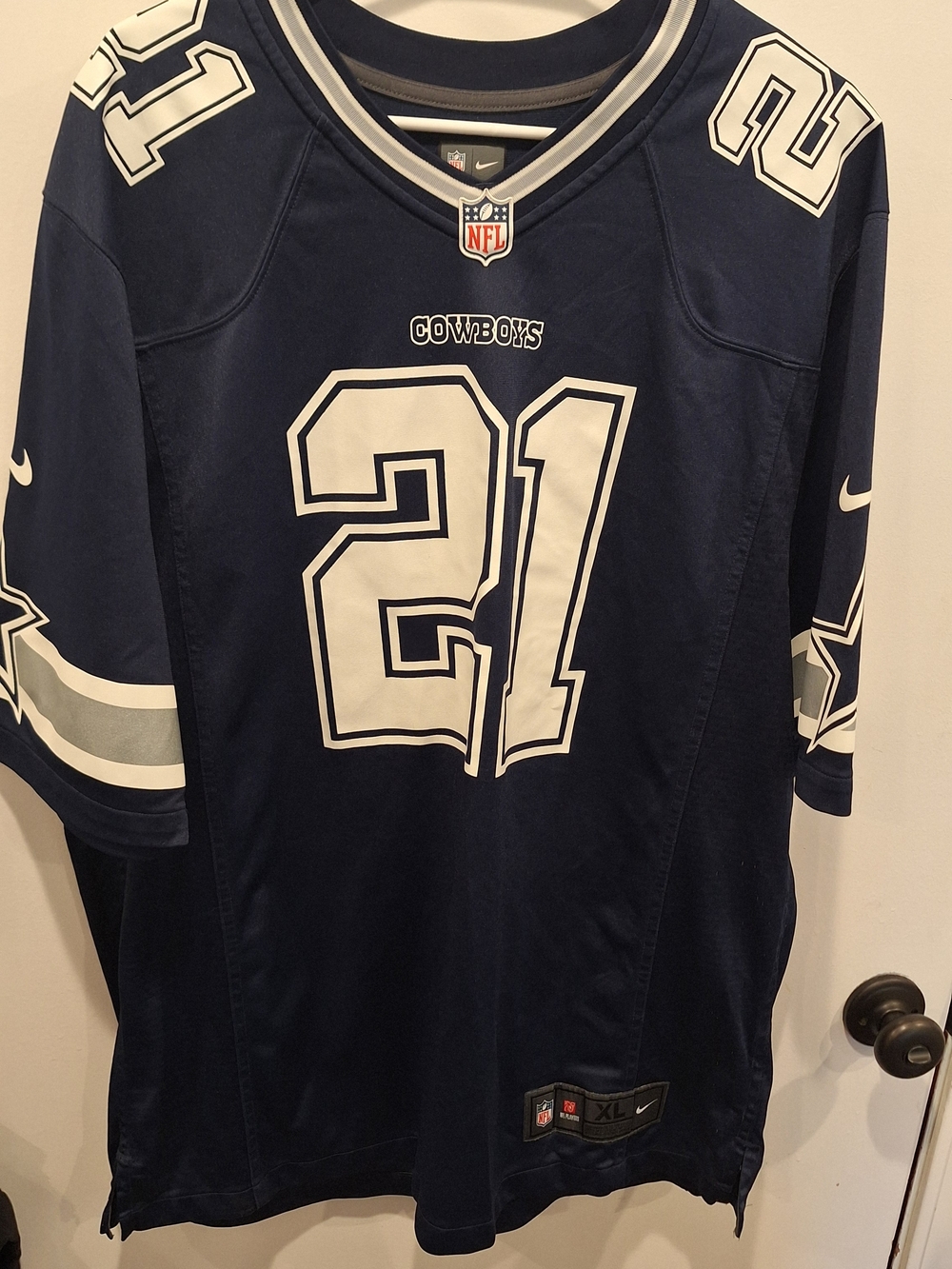 Nike NFL Dallas Cowboys #21 Jersey - Navy & White
